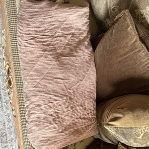 Elegant Pink Textured Duvet Cover by Sleep Number F/Q